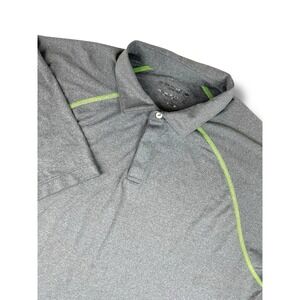 PETER MILLAR Crown Sport Amsterdam Technical Mens Polo Shirt XL Gray Performance